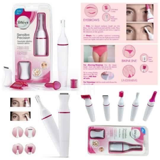 5-in-1 Sweet Sensitive Touch Trimmer Shaver Eyebrow, Face, Underarms