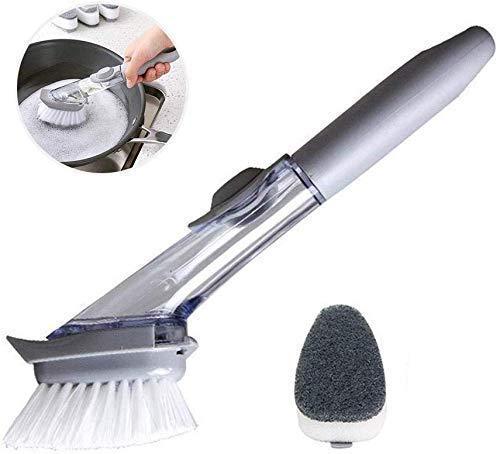 Automatic Soap Dispensing Dish Cleaning Brush (Pack Of 2)