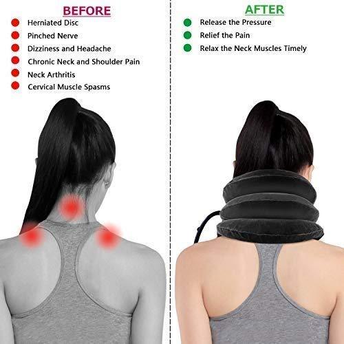 3 Layers Portable Neck Pillow Neck Massager for Cervical Spine.