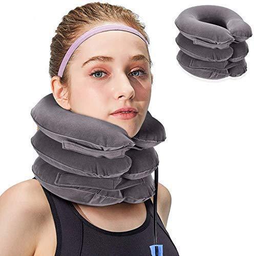 3 Layers Portable Neck Pillow Neck Massager for Cervical Spine.