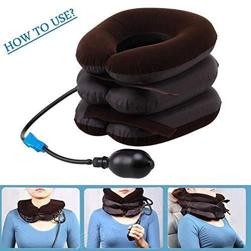 3 Layers Portable Neck Pillow Neck Massager for Cervical Spine.