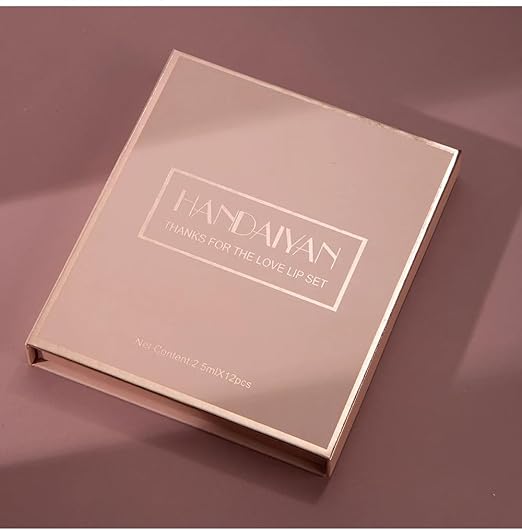 HANDAIYAN Lipstick Set of 12 Matte Velvet Mini Liquid Lipstick