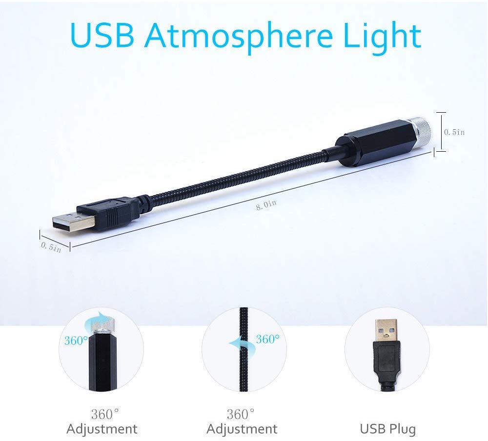 LED Galaxy Lamp Decoration Light USB Plug