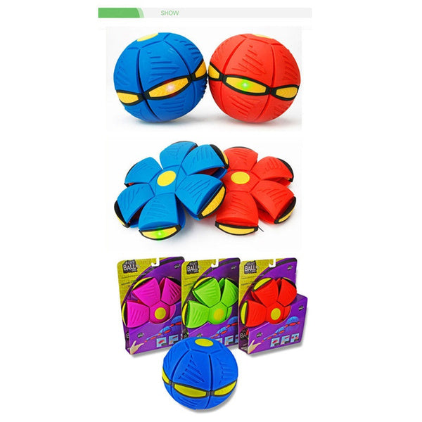 UFO Flat Throw Disc Ball Toy