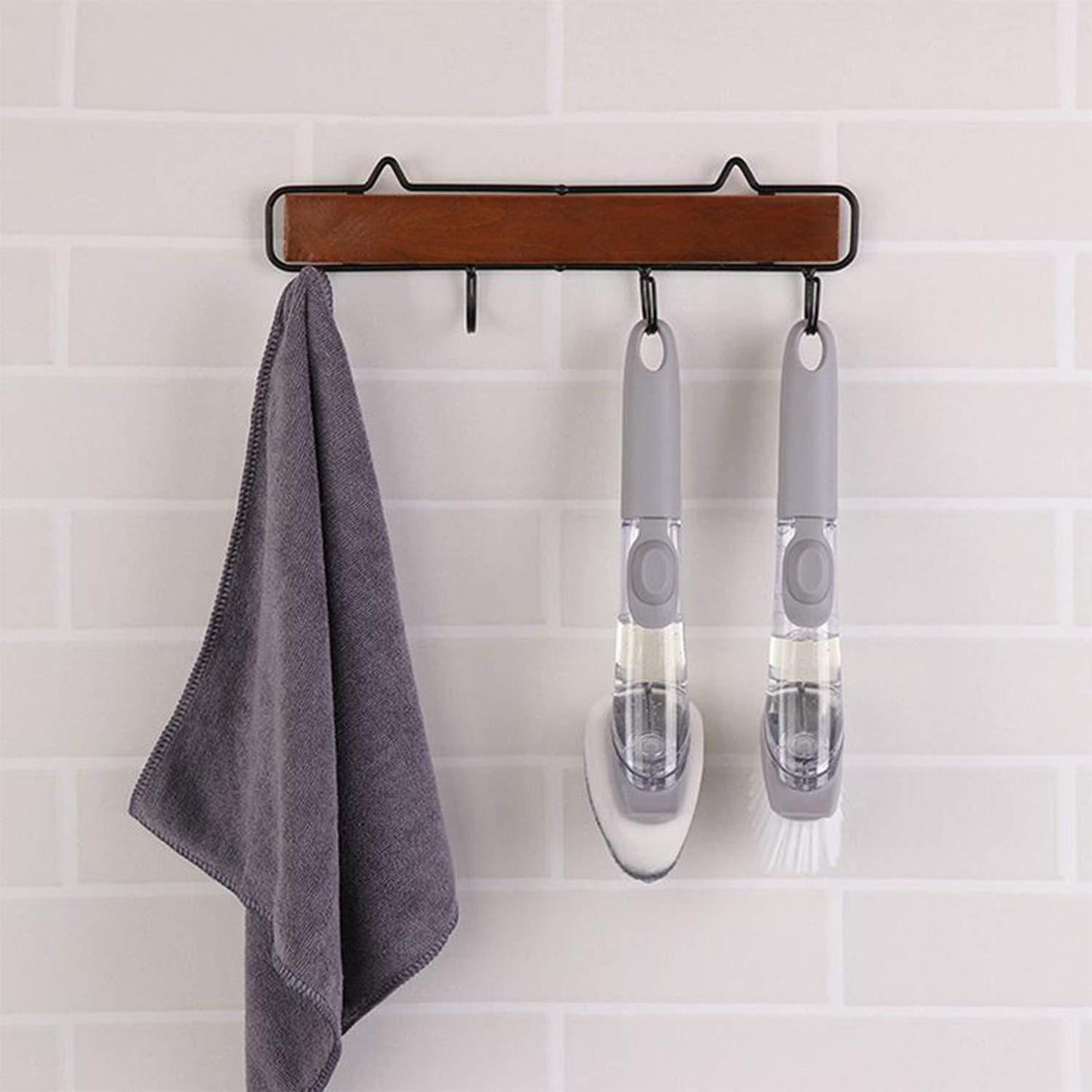 Automatic Soap Dispensing Dish Cleaning Brush (Pack Of 2)