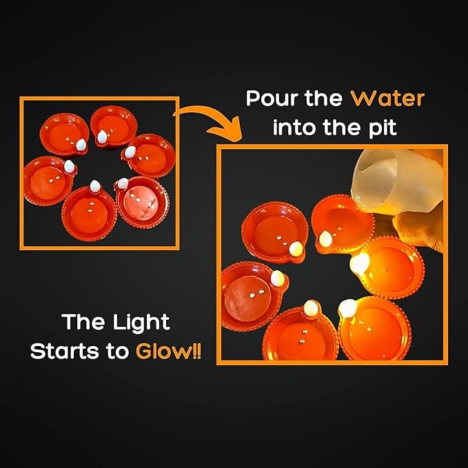 Water Sensor Diya for Home Decoration