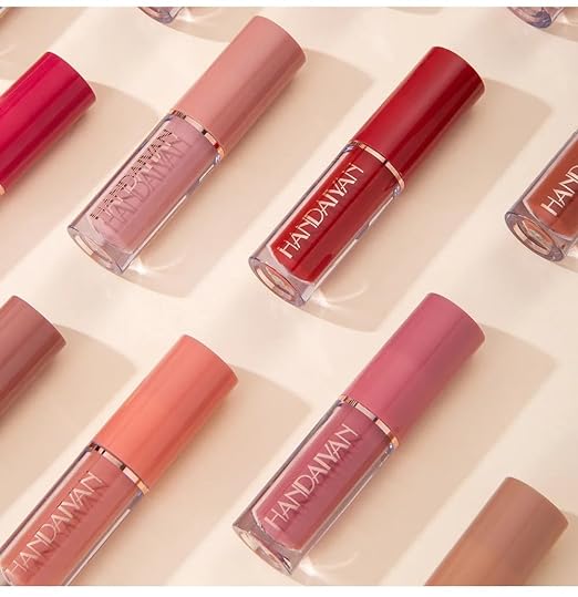 HANDAIYAN Lipstick Set of 12 Matte Velvet Mini Liquid Lipstick