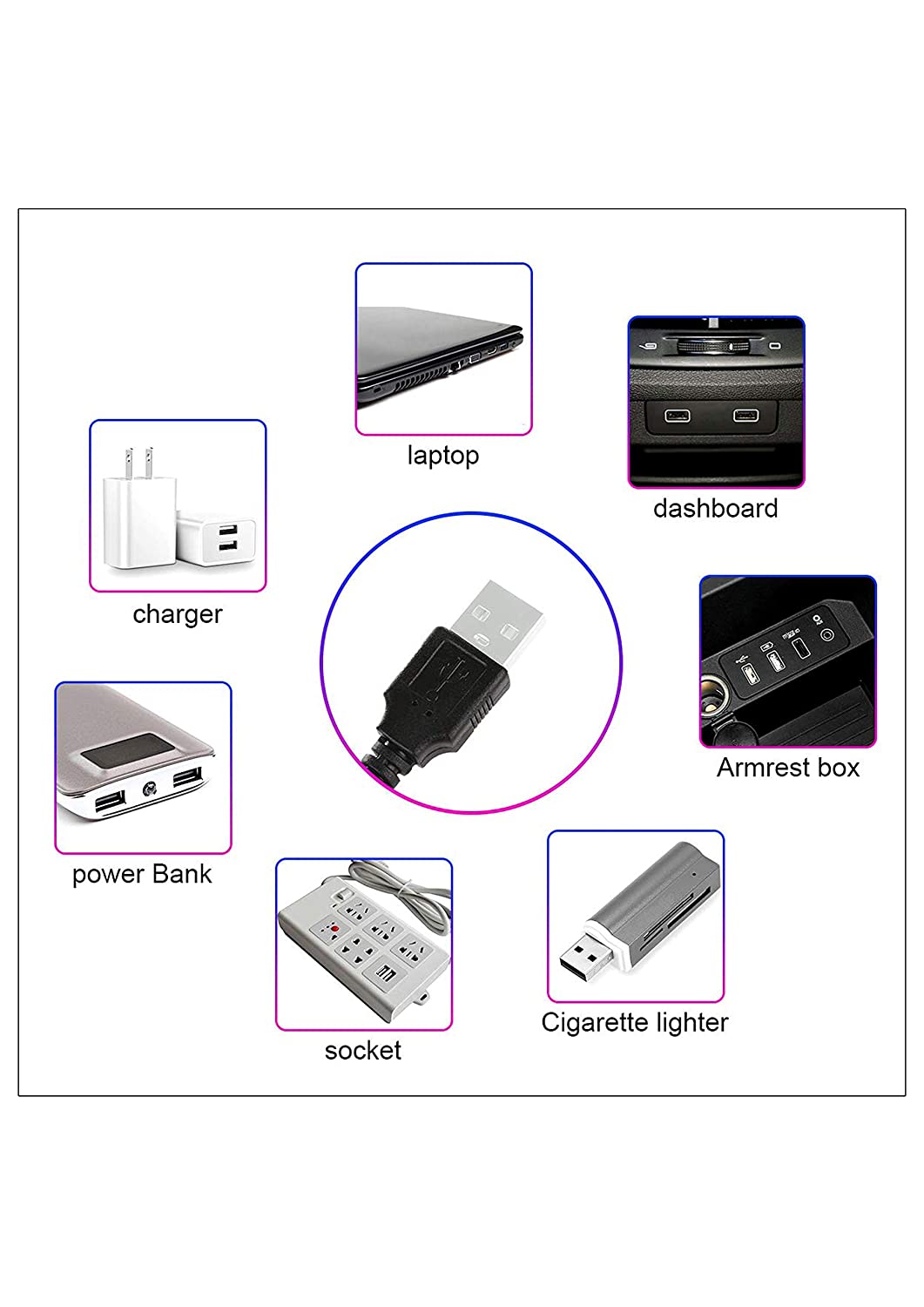LED Galaxy Lamp Decoration Light USB Plug