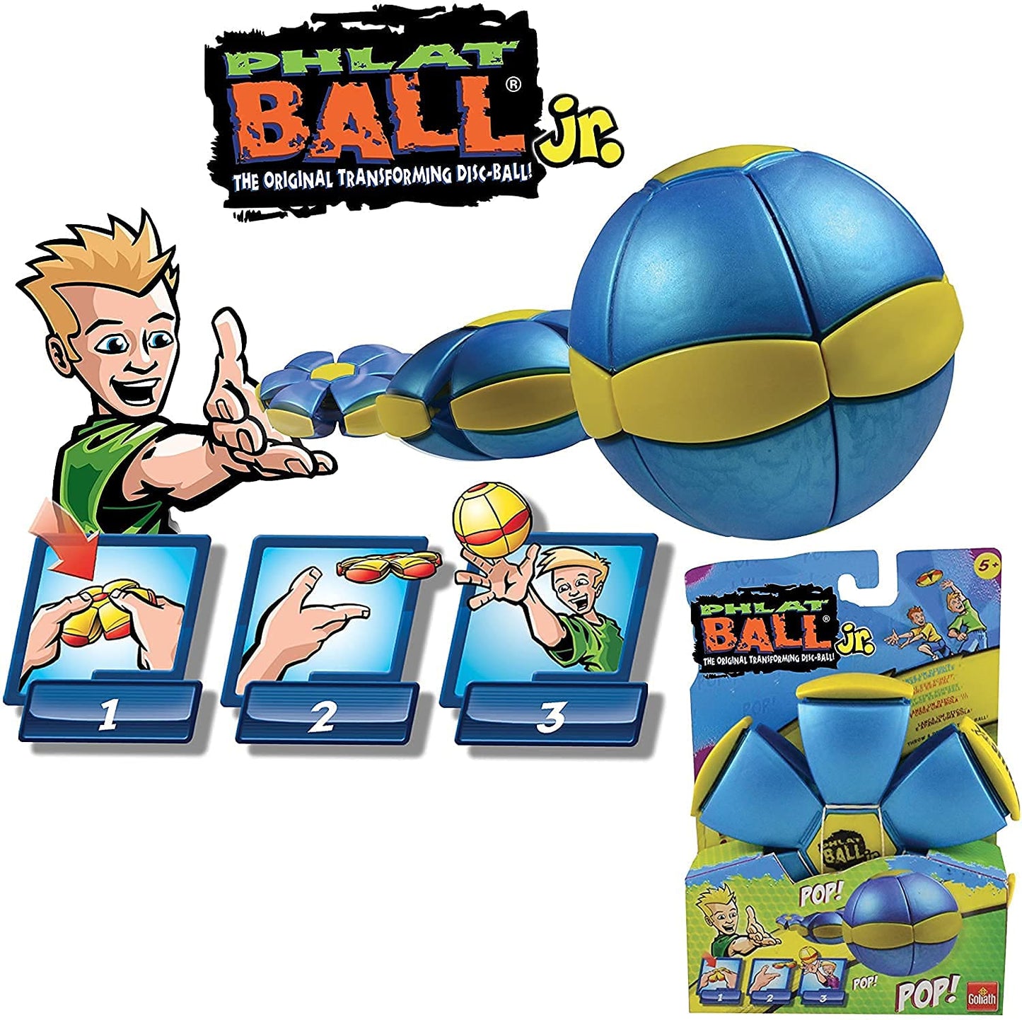UFO Flat Throw Disc Ball Toy