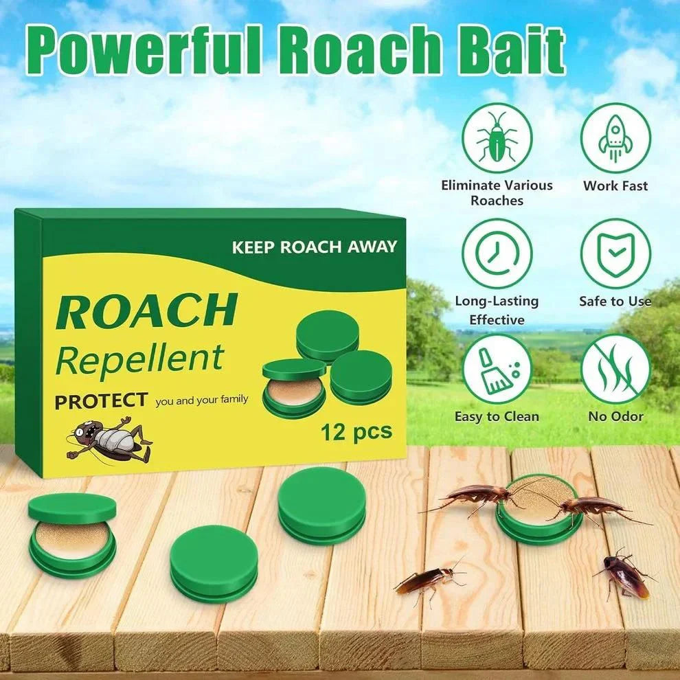 Natural Cockroach Killer for Kitchens, Bathrooms, and Cabinets (Buy 1 Get 1 Free) 24pcs