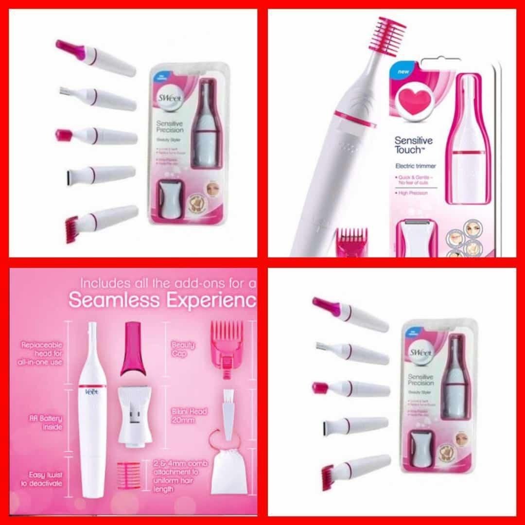 5-in-1 Sweet Sensitive Touch Trimmer Shaver Eyebrow, Face, Underarms