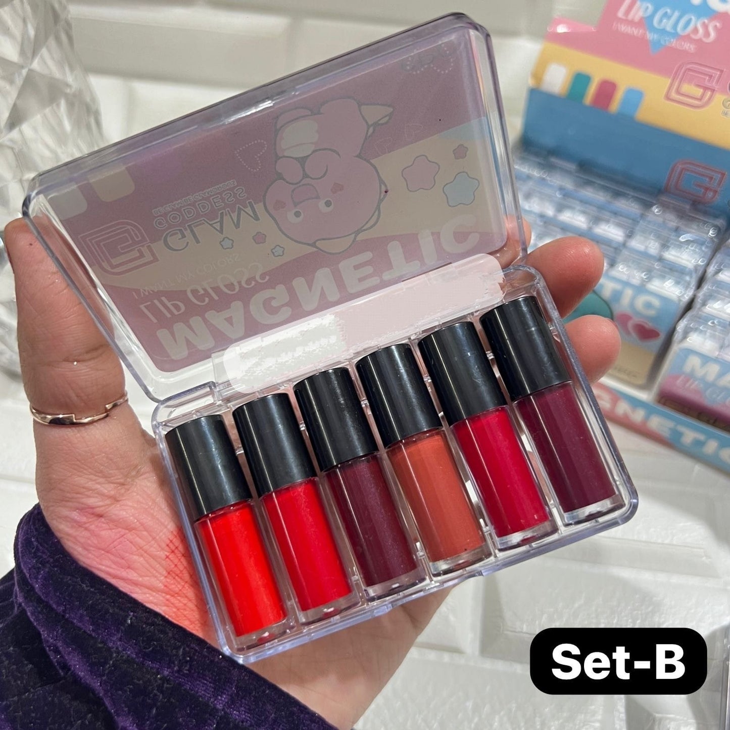 Waggy Waterproof HD Liquid Lipstick Makeup Kit (SET of 6)