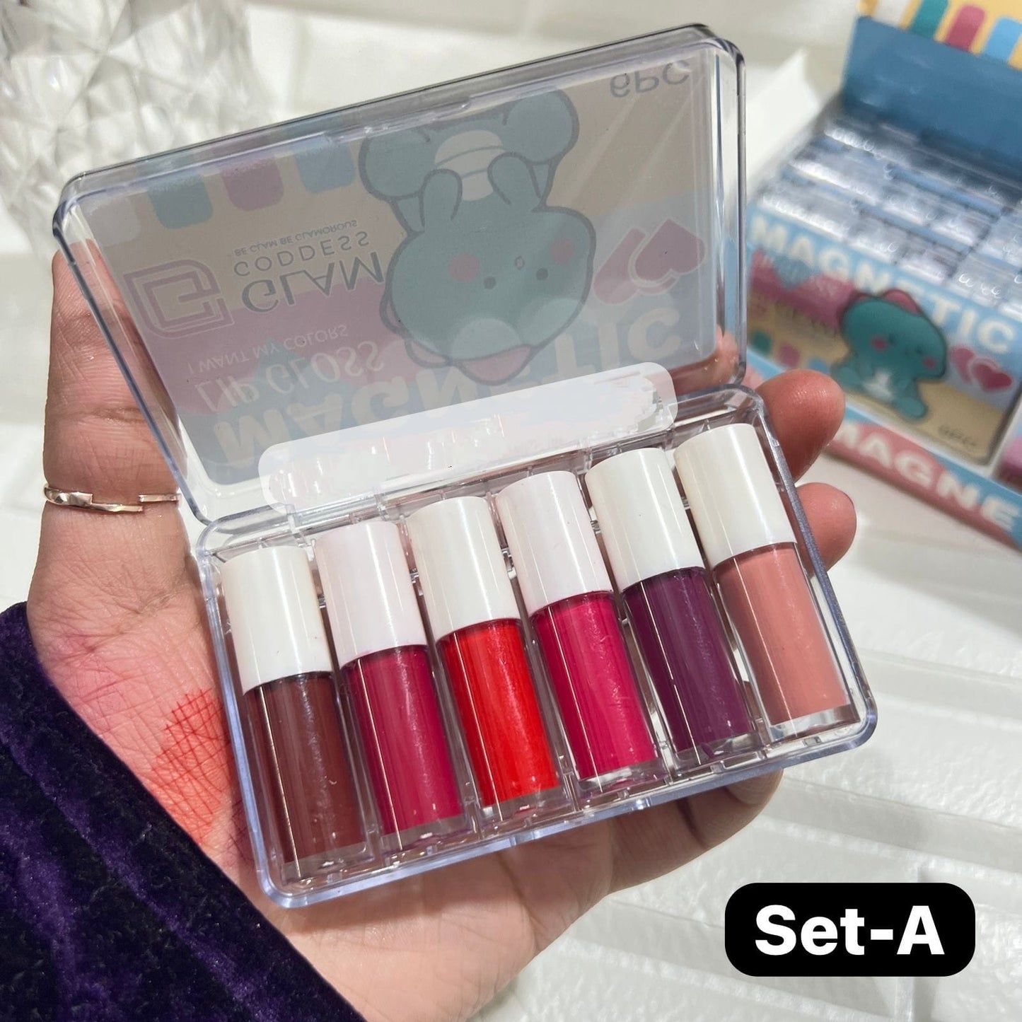 Waggy Waterproof HD Liquid Lipstick Makeup Kit (SET of 6)