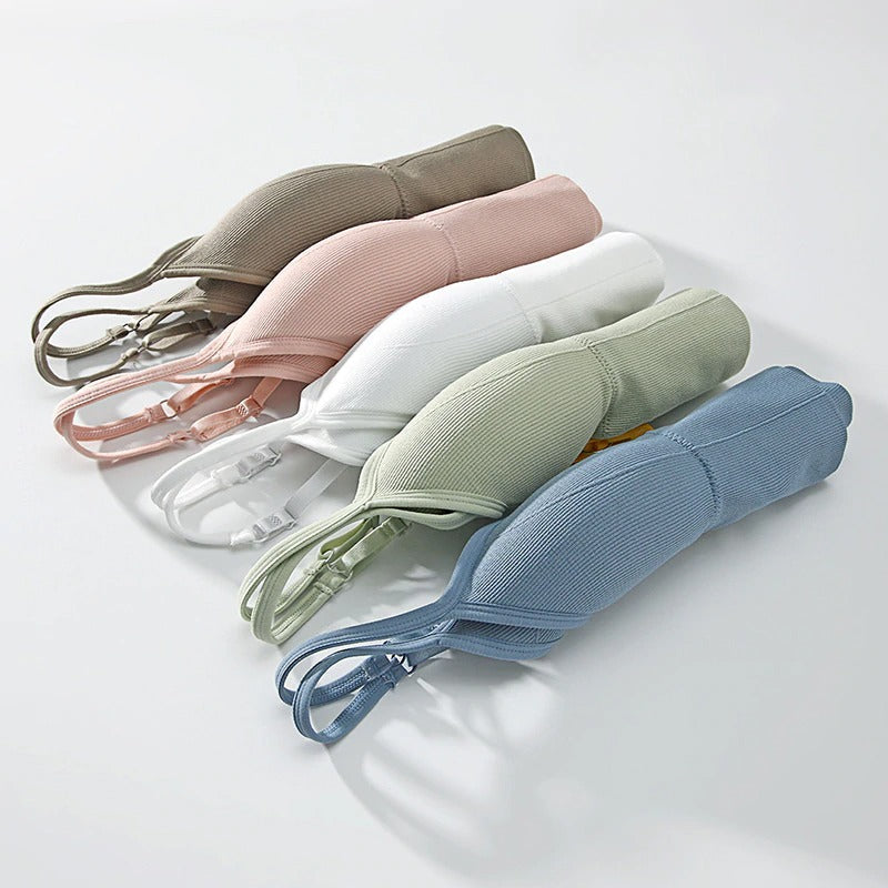 Women Tops Tank Padded Wireless Bra