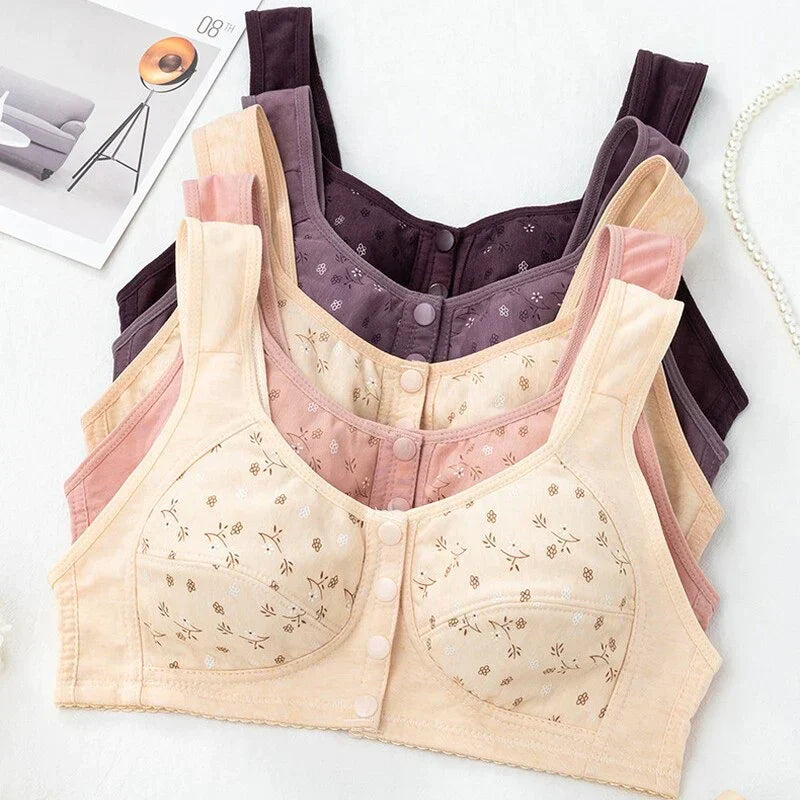 "Naysa" Breathable Comfortable Front Closure Bra (SET OF 2)
