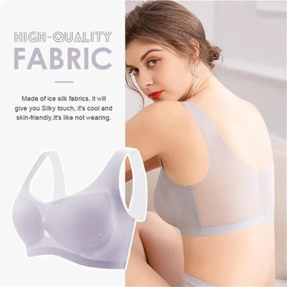 "NAYSA" Breathable - Thin Ice Silk Seamless Bra (Set of 3)