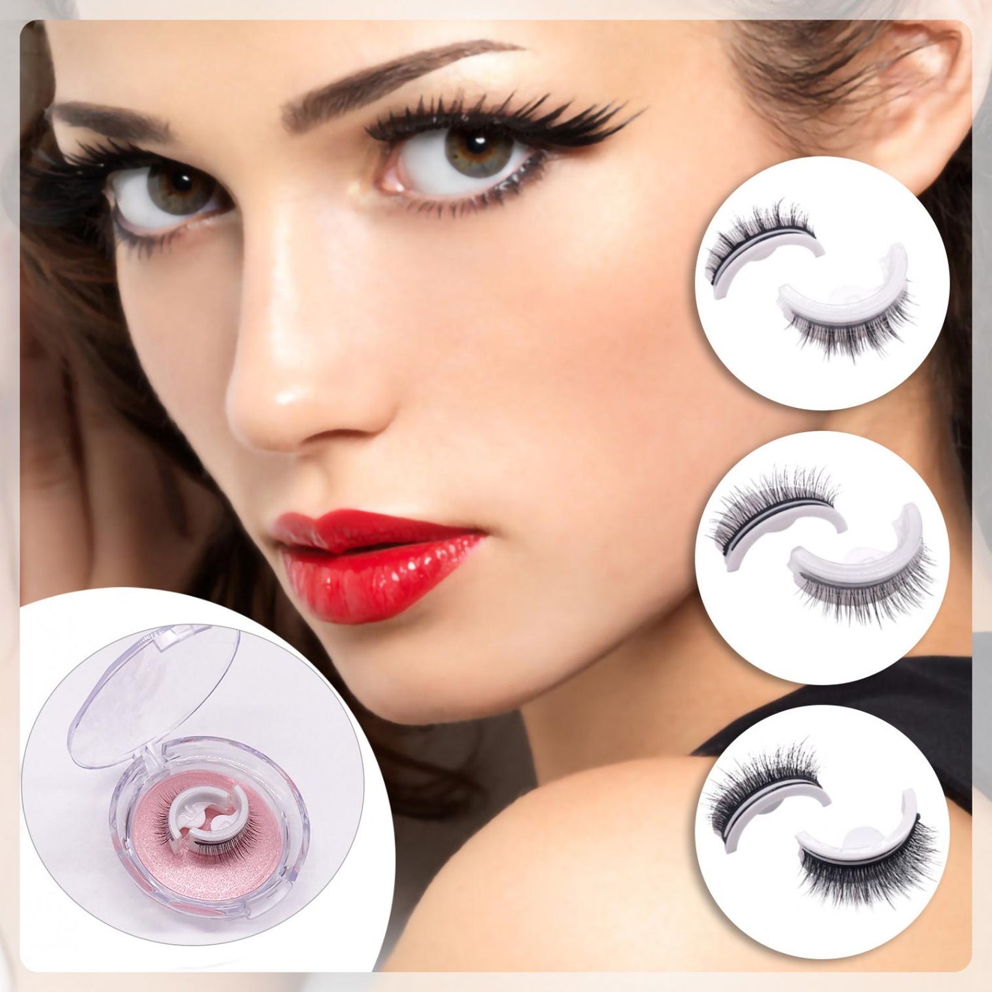 Reusable Self-Adhesive Eyelashes