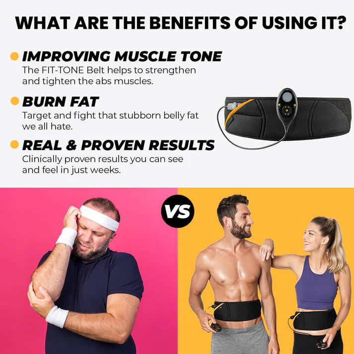 Adjustable Fit-Tone Abs Belt ( Buy 1 GET 1 Free)
