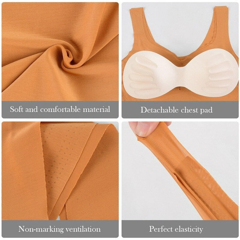 Super Comfort Shaping, Sports & Gym Removable Padded Bra