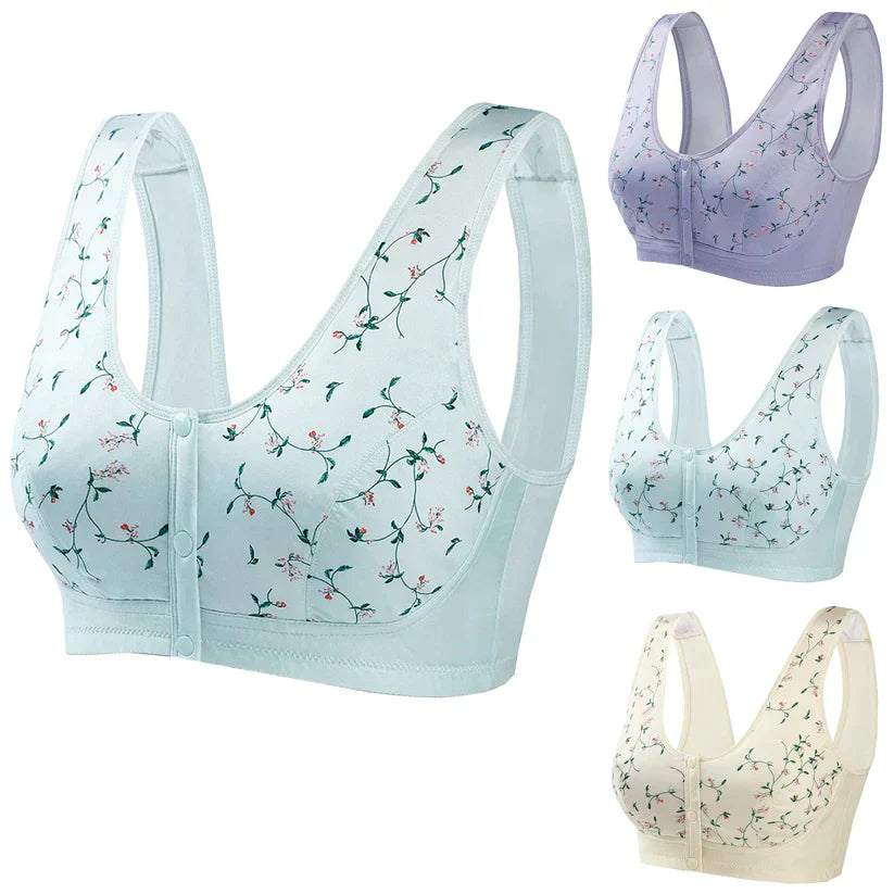 "Naysa" Breathable Comfortable Front Closure Bra (SET OF 2)